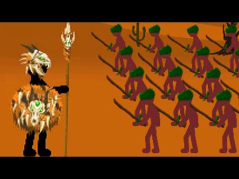 1 Savage Spearton vs Swordwrath Army // Stick War Legacy