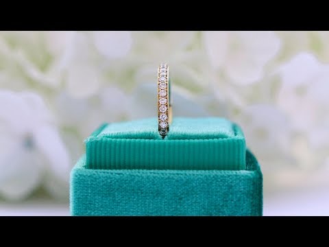 Lab Created Diamond Channel Set Eternity Band in Yellow Gold  | Ada Diamonds
