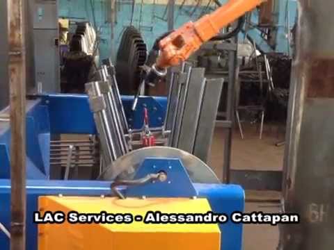 , title : 'LAC Service - Consegna Robot Kuka saldatura sedie, test dal cliente in Kazakistan'