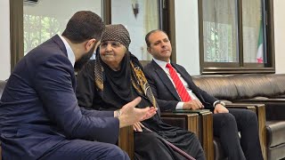 عمة الرئيس السوري أحمد الشرع تذهب إلى الحج وكلام جميل جدا عن أول زيارة الى بي?