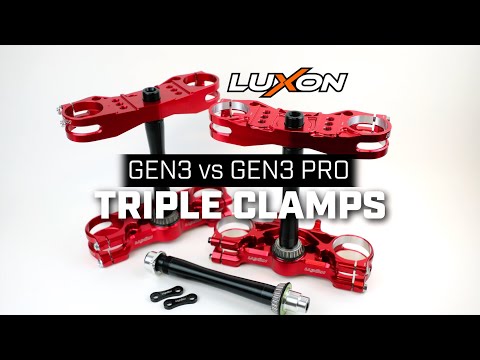 Luxon Gen3 vs Gen3 Pro Triple Clamps, What's the Difference?