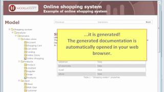 [Modelio] Generate HTML documentation from a UML model