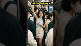 Download lagu Japanese Girl Trapped in Overcrowded Tokyo Subway During Rush Hour #rush #sabway #japan #shorts mp3