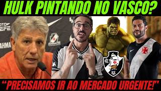 CHAPÉU NO FLU? VASCO ENTRA NA BRIGA POR HULK QUE SIMPATIZA PELO VASCO