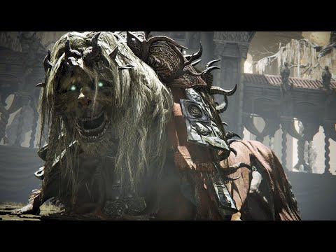 Elden Ring Erdtree DLC - Divine Beast Dancing Lion Boss Fight (4K)