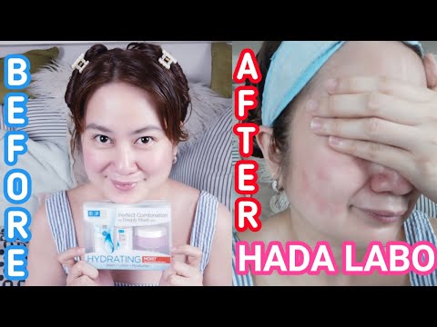 My NOT SO GO GOOD EXPERIENCE... with HADA LABO Hydrating 3-step skincare set | Review + Demo |