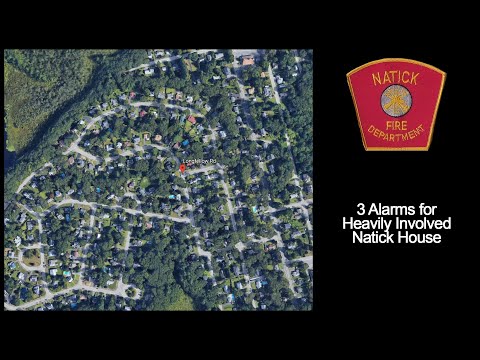 Natick 3-Alarm Fire Audio 1/26/2021 [Massachusetts]