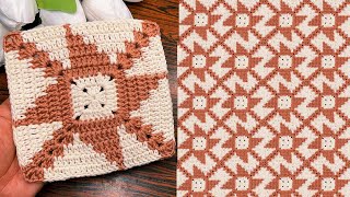 Easy Crochet Square Tutorial with a Gorgeous Texture