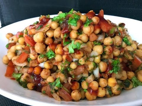 Cooked Channa Chaat with Meethi Chutney (iftar recipe) Video