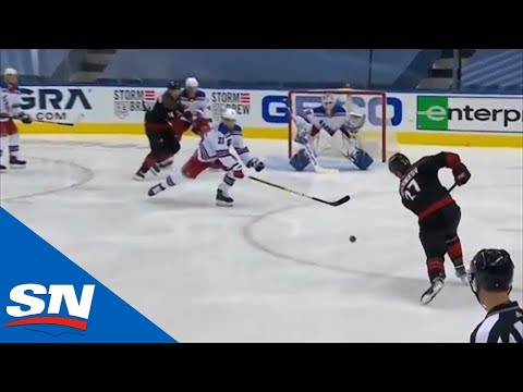 Hurricanes Score Twice In Just Over A Minute vs Rangers