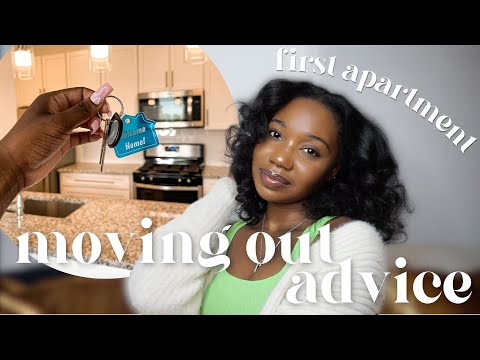 MOVING OUT FOR THE FIRST TIME ADVICE | NEW APARTMENT TIPS
