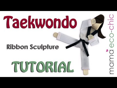 Tutorial: Taekwondo - Karate. Ribbon Sculpture (English/Español)