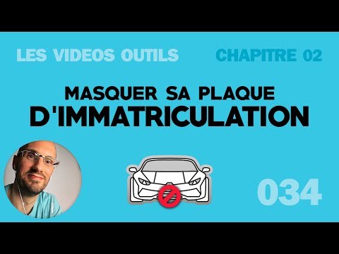 Supprimer votre plaque immatriculation d'une photo avec un logiciel gratuit
