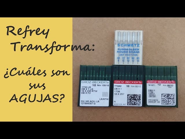 Vídeo relacionado con REFREY KIT-BASIC, 3 estuches de agujas y 3 canillas para maquinas de coser REFREY