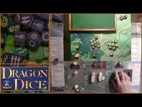 Dragon Dice ep 5 - Amazons vs Undead | Dragon Dice Gameplay