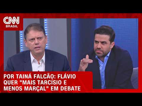 Flávio Bolsonaro quer “mais Tarcísio e menos Marçal” em debate | BASTIDORES CNN