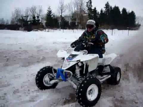 Mława Bear Team zima 2010 Suzuki ltr 450