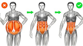 ➜ 30 Min Standing Belly Fat Workout for Women | Lose Flabby Stomach Fast and Burn Calories Quickly