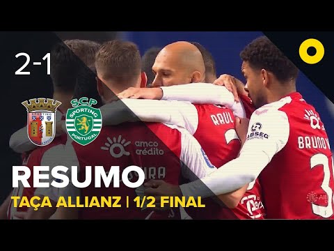 SC Braga 2-1 Sporting - Resumo | SPORT TV