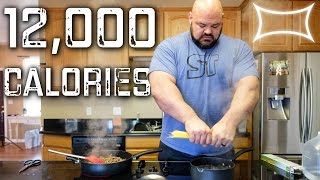 World&#39;s Strongest Man — Full Day of Eating (12,000+ calories)