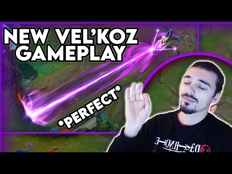 *NEW* VEL'KOZ GAMEPLAY REVEALED, ABSOLUTELY BEAUTIFUL VFX | Azzapp Plays New Vel'Koz VFX PBE