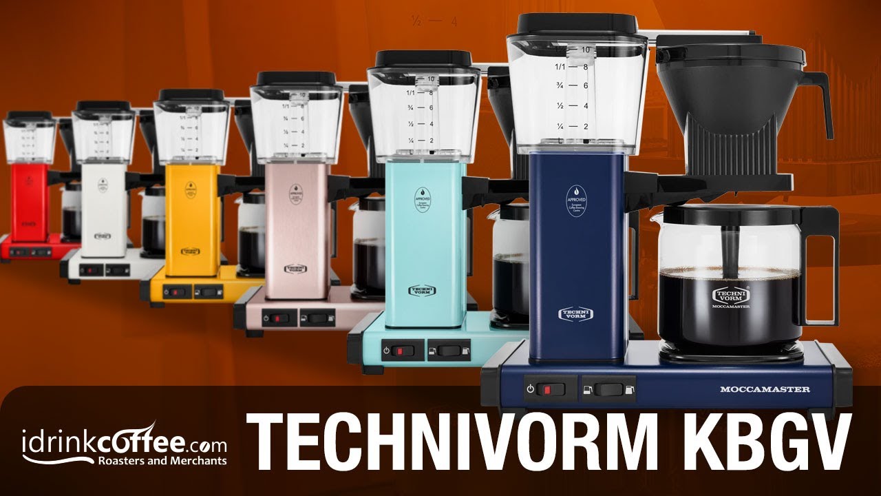 Technivorm Moccamaster KBGV Select - Black video