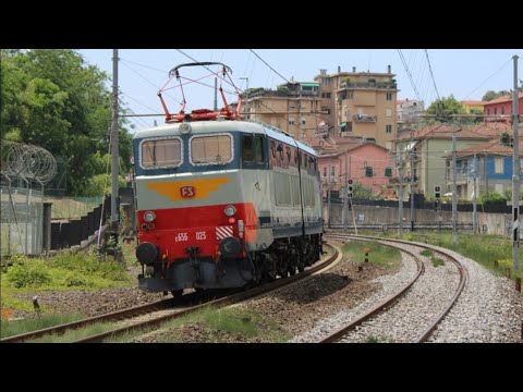 Ricca giornata di transiti a Vezzano Ligure! E656 OLD, E191 DB e tanto altro!