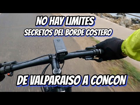 Pedaleando 38k por borde costero entre Valparaíso y Concon