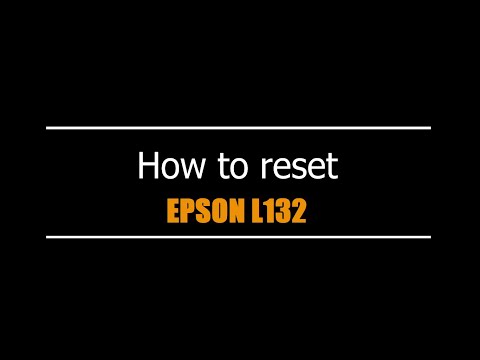 Tutorial Reset Epson L132 — como fazer o reset passo a passo