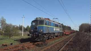 preview picture of video 'EU07-1514 z transportem szyn na austriackich wagonach [HD]'