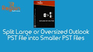 Regain PST Splitter YouTube Video