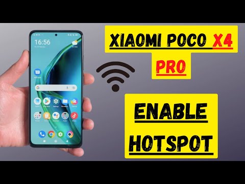 Xiaomi Poco X4 pro How to Enable Hotspot