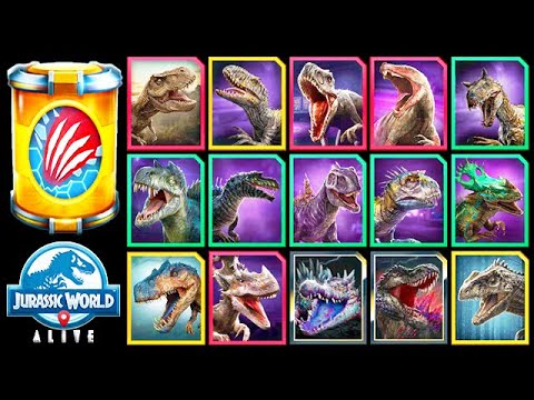 FIGHTING SO MANY CRAZY BOSSES!!! (JURASSIC WORLD ALIVE)
