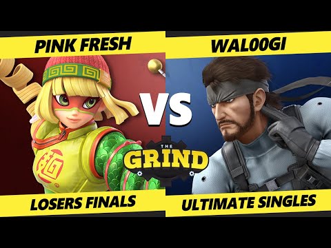 The Grind 162 Losers Finals - Pink Fresh (Min Min) Vs. Wal00gi (Snake) Smash Ultimate - SSBU