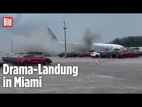 FLUGUNFALL IN FLORIDA: Amazon-Boeing schießt über Landebahn hinaus, fünf Menschen sterben!