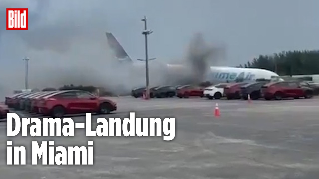 FLUGUNFALL IN FLORIDA: Amazon-Boeing schießt über Landebahn hinaus, fünf Menschen sterben!
