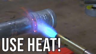 Loosen Stuck Pipe Threads - With Heat!