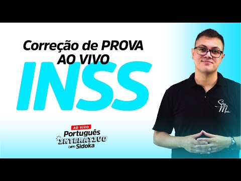 Correção da Prova  de Português do INSS 2022 - Sidney Martins