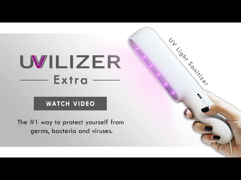UVILIZER Extra | UV Light Sanitizer & Ultraviolet Disinfection LED Lamp - How It Works