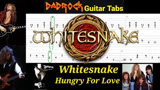 Hungry For Love - Whitesnake - Guitar + Bass TABS Lesson 