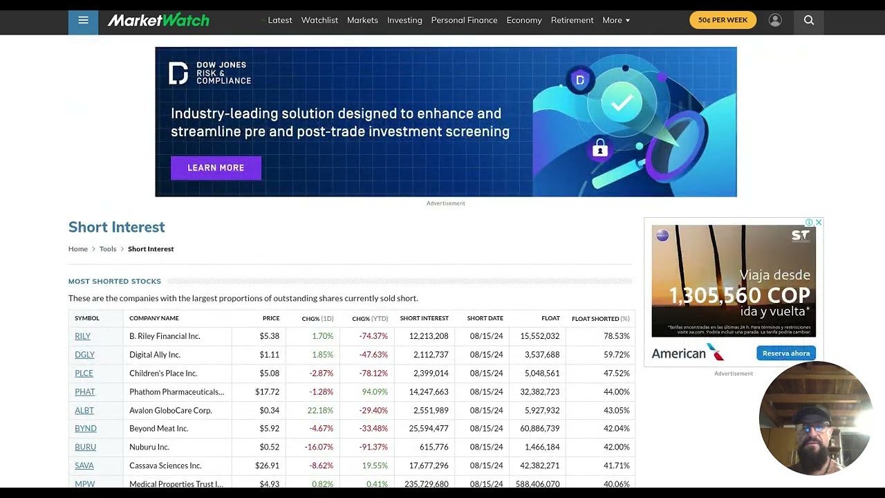 STOCK SHORT SELLING RANT.