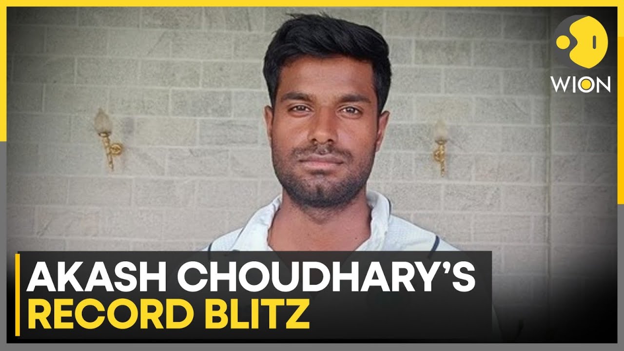 Meghalaya’s Akash Choudhary Tops List of Fastest Fifties in First-Class Cricket | WION
