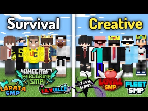 Intense Indian Minecraft Showdown: Survival vs Creative SMP