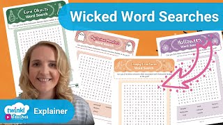 Halloween Wicked Word Searches