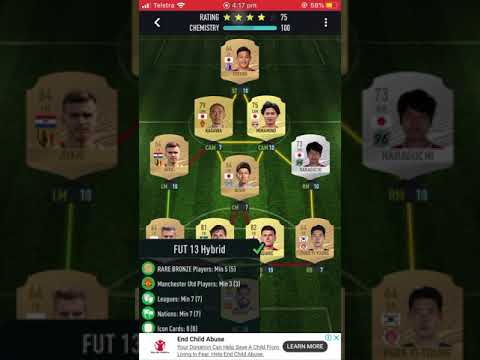 Michael Keane FUT 13 Hybrid sbc PACYBITS 20