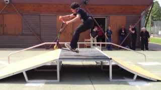 preview picture of video 'Trottinette Freestyle/Skate Park Etretat'