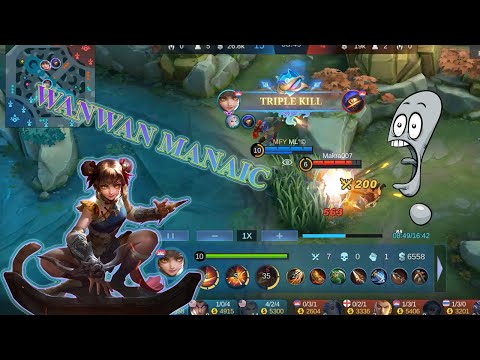 11 Kills!! Wanwan High Attack Speed Build MM- Build Top 1 Global Wanwan ~ MLBB