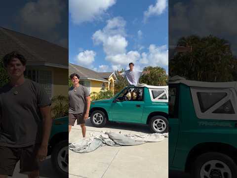 Found @Jakes-Junk in the geo trackers trunk #flipping #shorts #diy #clean  #transformation