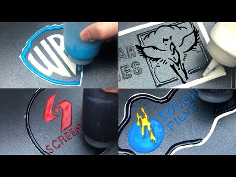 Film Company Logos Pancake Art - Warner Bros., TriStar Pictures, Screen Gems, Touchstone Pictures