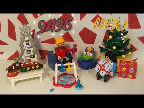 Playmobil- Unboxing- 9495 Weihnachtliches Wohnzimmer 🎄- Deutsch